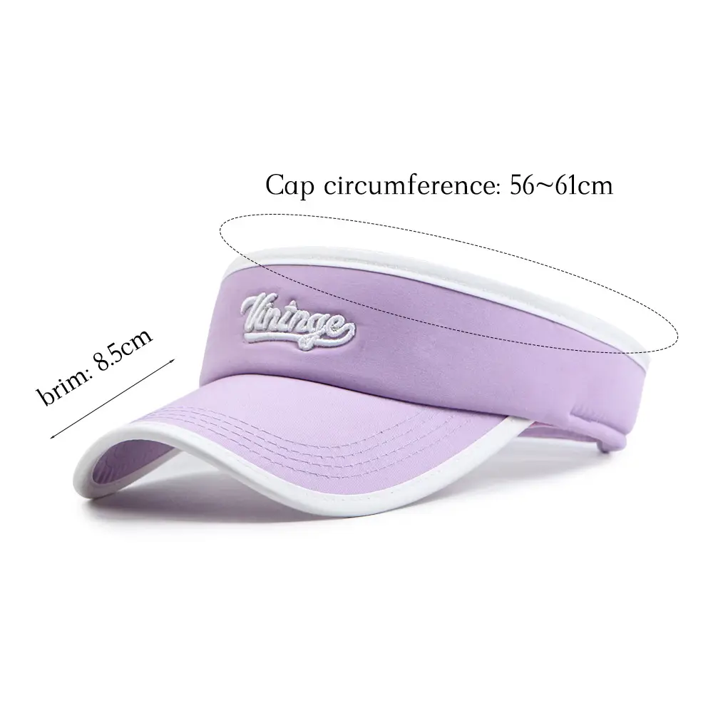 Women's Purple Duck Tongue Hat Sports Outdoor Running Riding Sunscreen All-match — feature 2