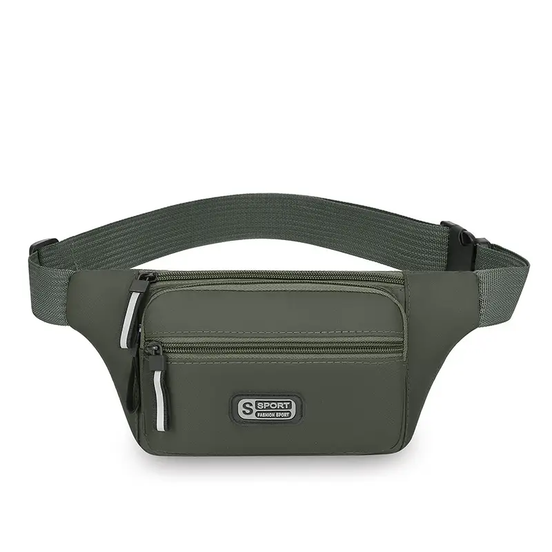 Unisex Sports Waist Bag Lightweight Shoulder Crossbody Business Cash Pocket - Image 3