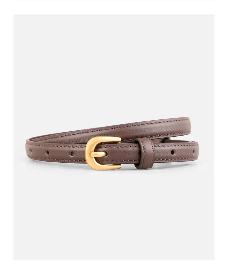 2025 Korean Style Women's Belt Genuine Leather Needle Buckle — feature 18