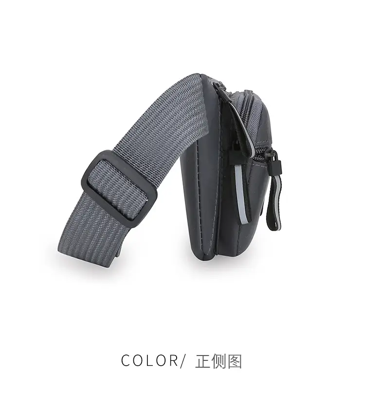 Unisex Sports Waist Bag Lightweight Shoulder Crossbody Business Cash Bag — feature 15