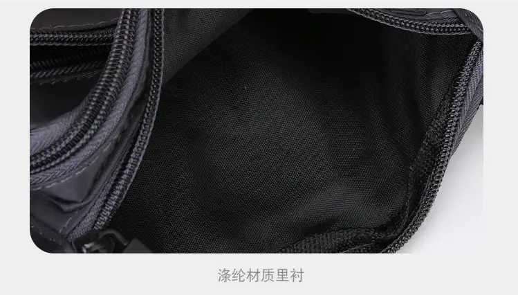 Unisex Sports Waist Bag Lightweight Shoulder Crossbody Business Cash Bag — feature 21