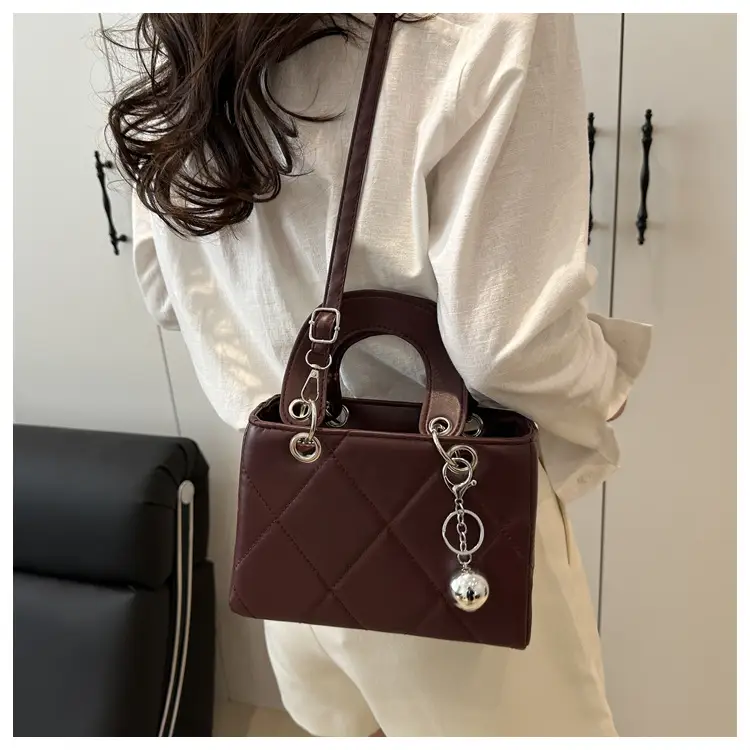 Black Quilted Princess Diana Shoulder Bag for Women — feature 13