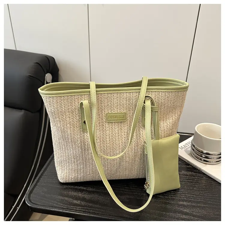 Women's Large Woven Straw Shoulder Bag 2025 — feature 20