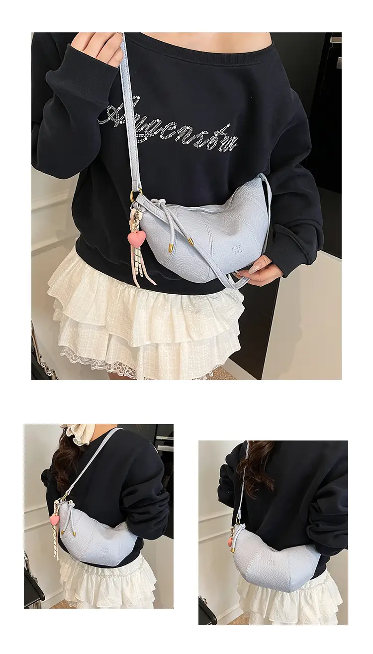 Silver One-Shoulder Crossbody Bag for Women — feature 13
