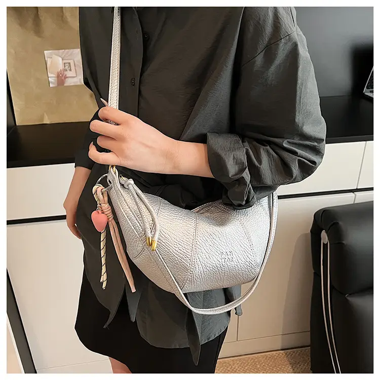 Silver One-Shoulder Crossbody Bag for Women — feature 16