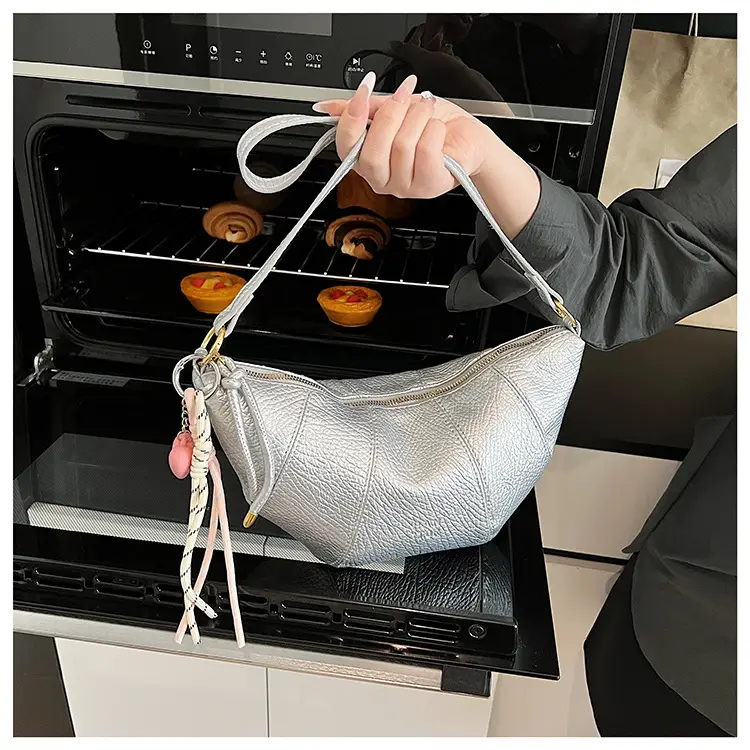 Silver One-Shoulder Crossbody Bag for Women — feature 17