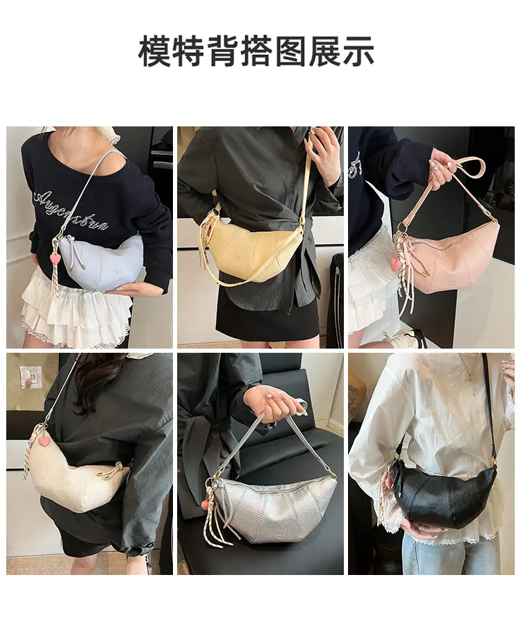 Silver One-Shoulder Crossbody Bag for Women — feature 3
