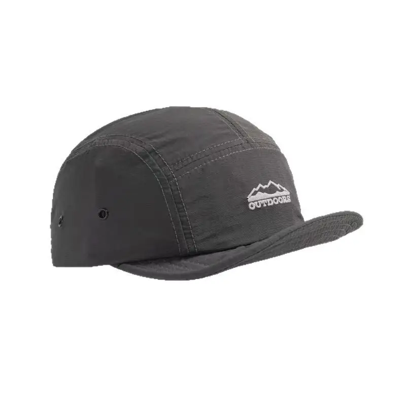 Men Soft Eave Sunshade Cap with Mountain Logo - Image 10