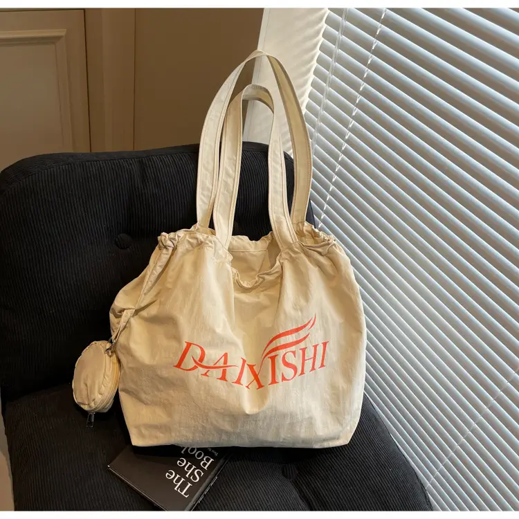 Women Canvas Shoulder Bag Pink Orange Large Capacity — feature 36