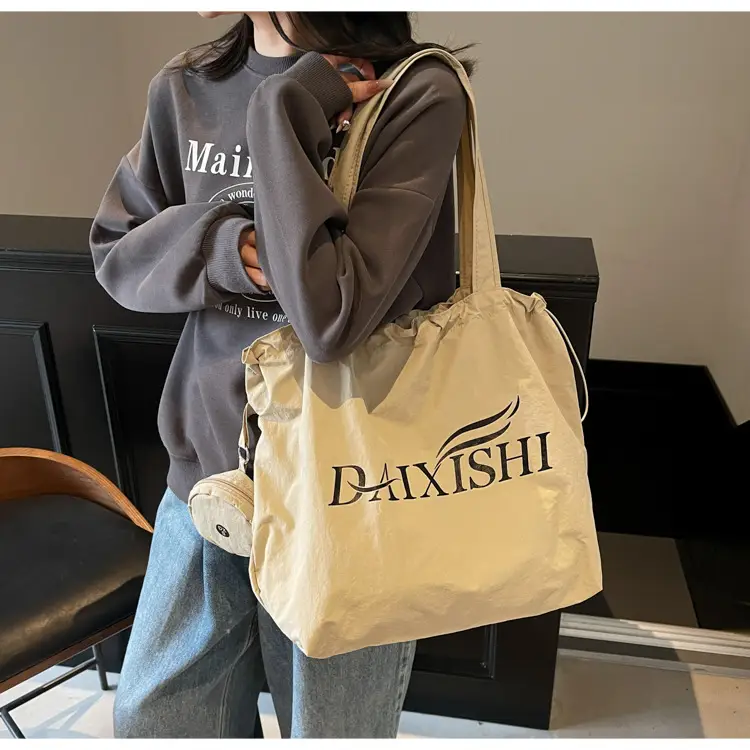 Women Canvas Shoulder Bag Pink Orange Large Capacity — feature 41