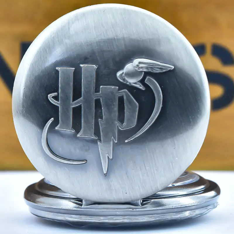 Retro 3D HP Pocket Watch for Men Women Quartz Hanging — feature 6