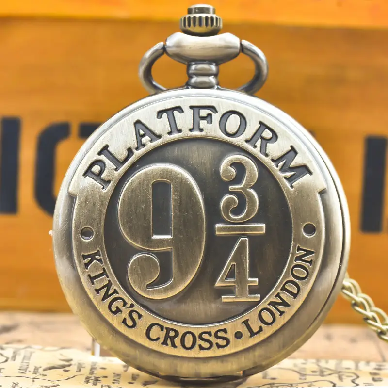 934 Digital Flip Cover Pocket Watch for Men Women