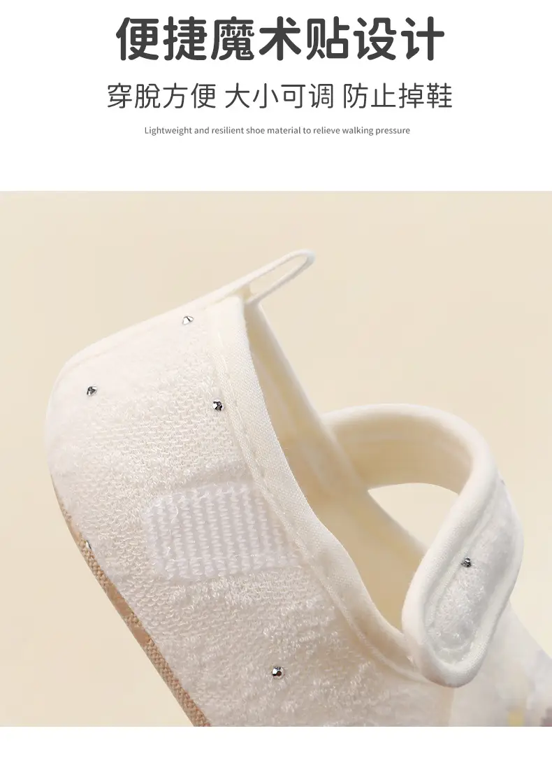 Spring and Autumn Non-Slip Bowknot Pure White Floor Socks for Baby Girls, Newborn Floor Shoes, Infant Soft-Soled Walking Shoes — feature 5