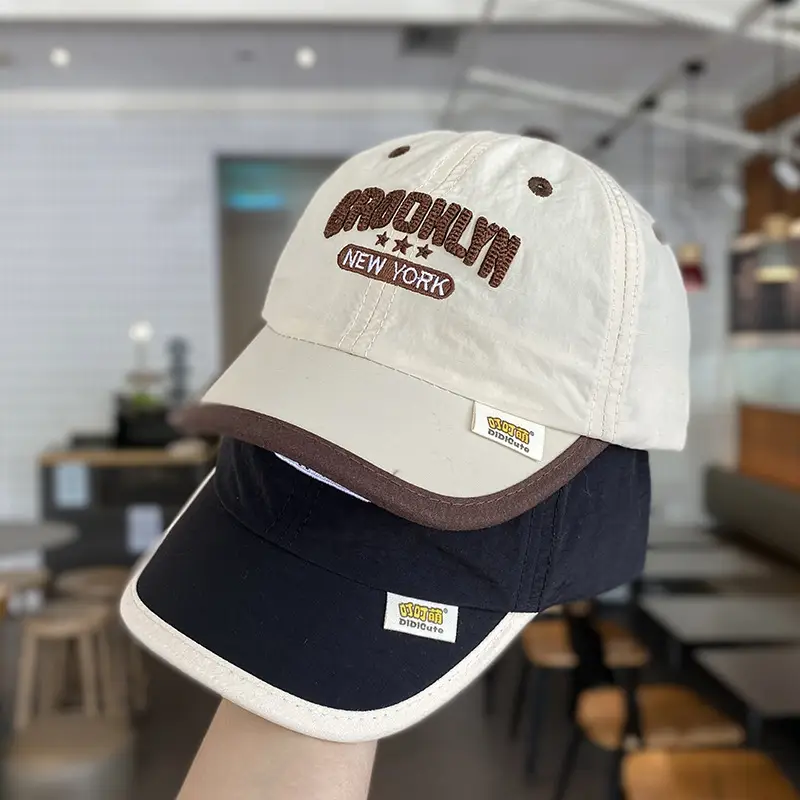 Brooklyn Nets Cap for Boys Summer Travel Sunshade