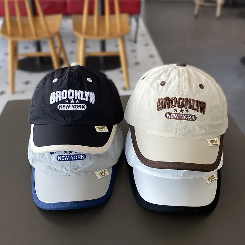 Brooklyn Nets Cap for Boys Summer Travel Sunshade