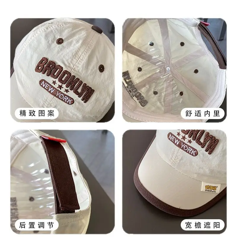 Brooklyn Nets Cap for Boys Summer Travel Sunshade
