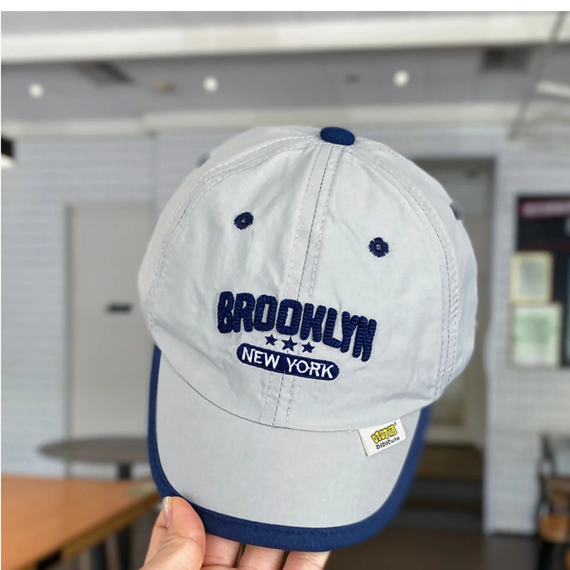 Brooklyn Nets Cap for Boys Summer Travel Sunshade — feature 12