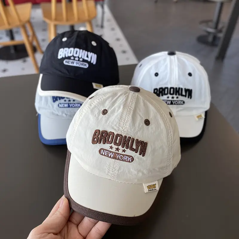 Brooklyn Nets Cap for Boys Summer Travel Sunshade — feature 2