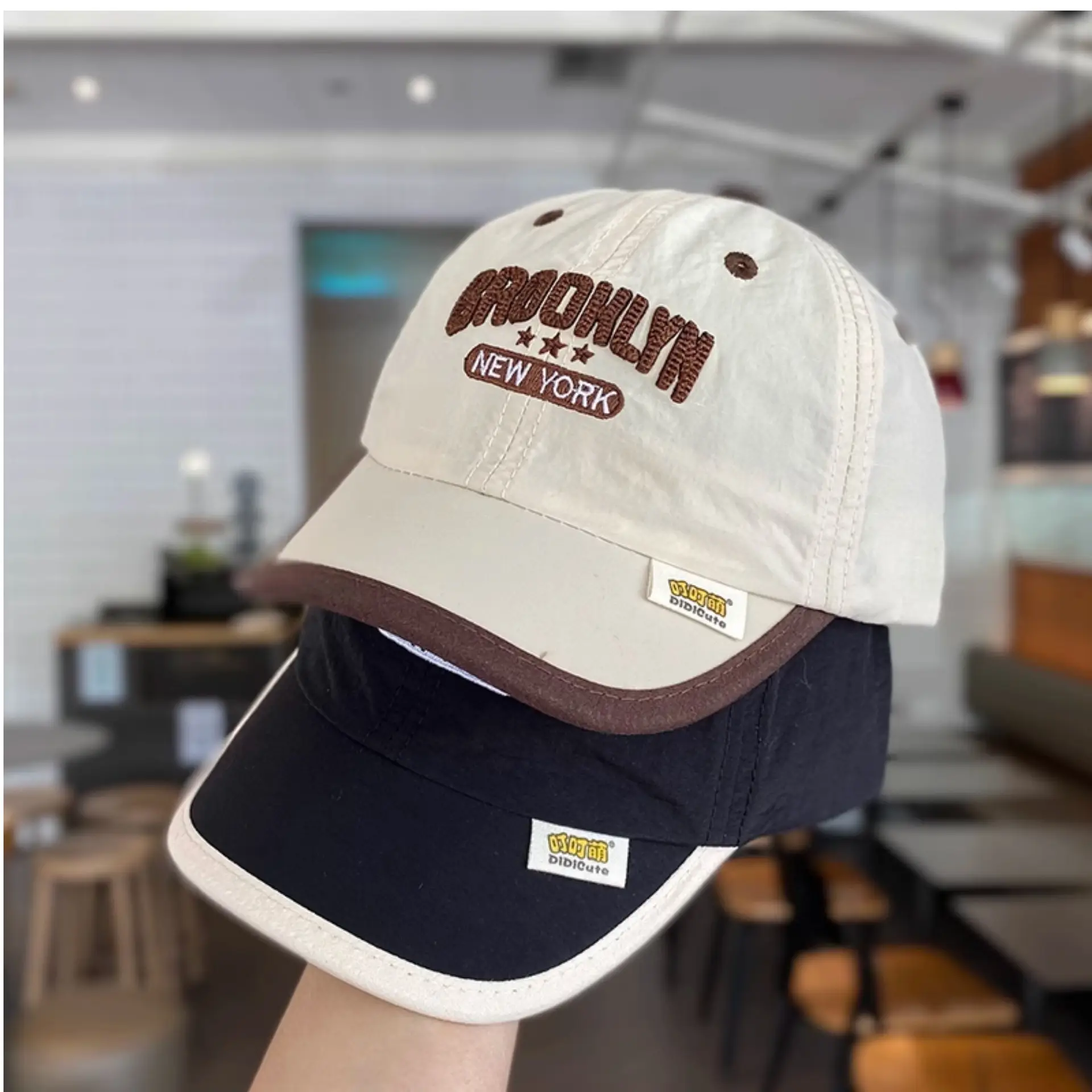 Brooklyn Nets Cap for Boys Summer Travel Sunshade — feature 3