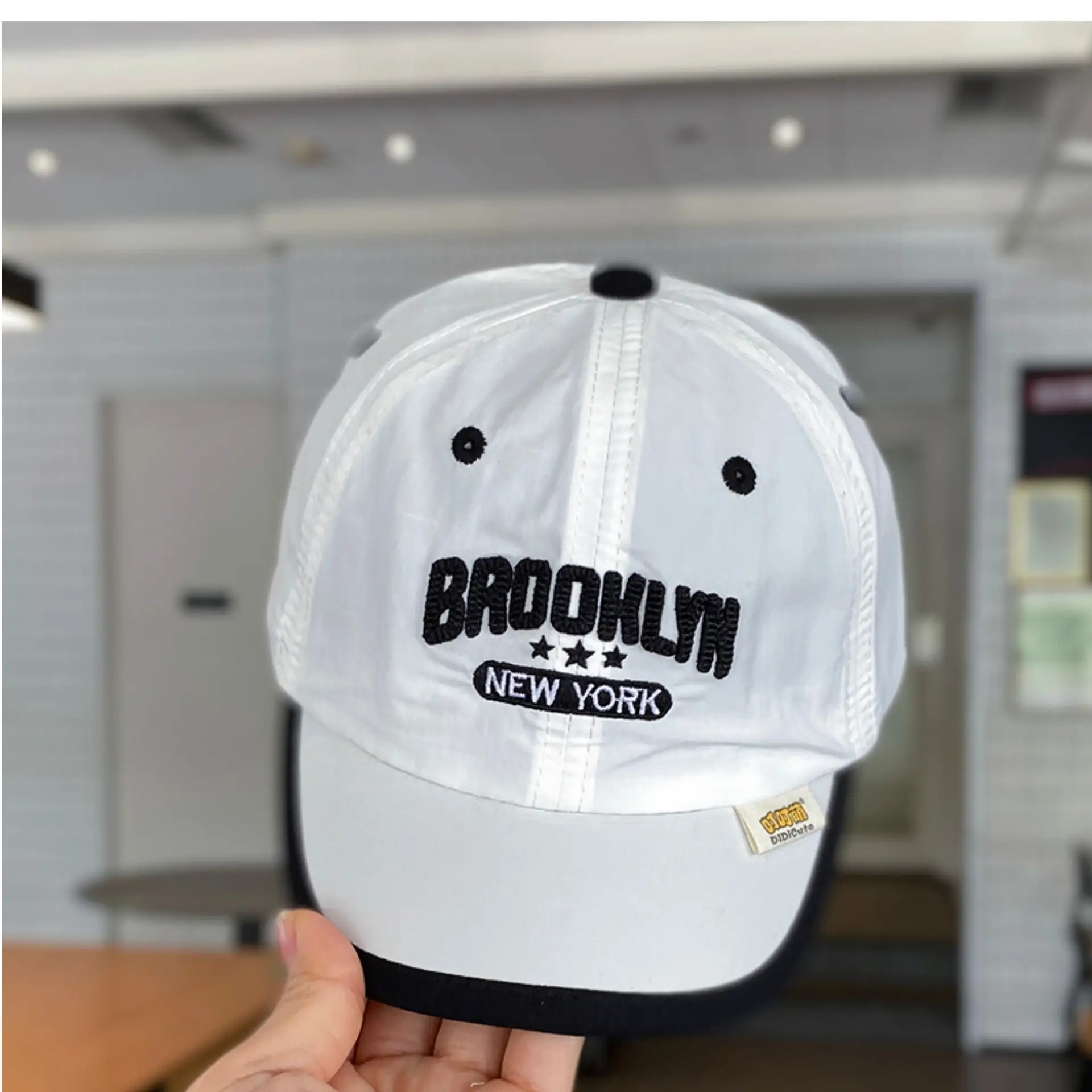 Brooklyn Nets Cap for Boys Summer Travel Sunshade — feature 9
