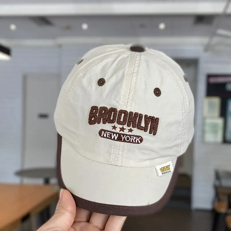 Brooklyn Nets Cap for Boys Summer Travel Sunshade