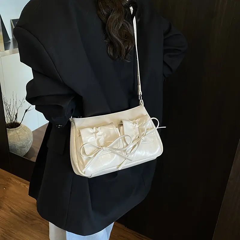 Pink Crossbody Bag for Women 2025 Multi-Pocket Shoulder Bag