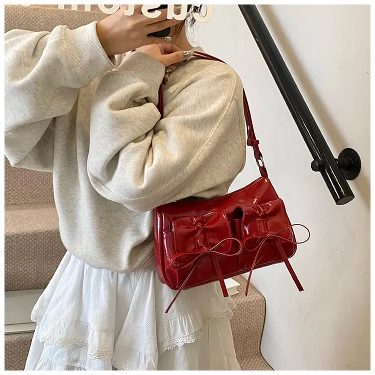 Pink Crossbody Bag for Women 2025 Multi-Pocket Shoulder Bag — feature 15