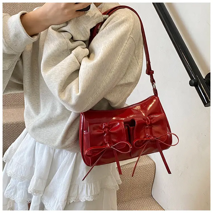 Pink Crossbody Bag for Women 2025 Multi-Pocket Shoulder Bag — feature 16