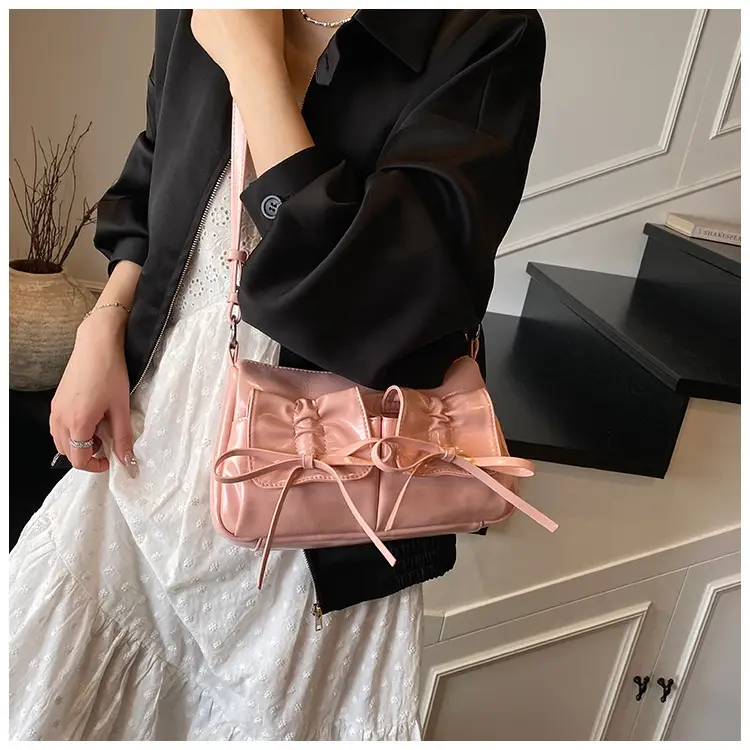 Pink Crossbody Bag for Women 2025 Multi-Pocket Shoulder Bag — feature 28