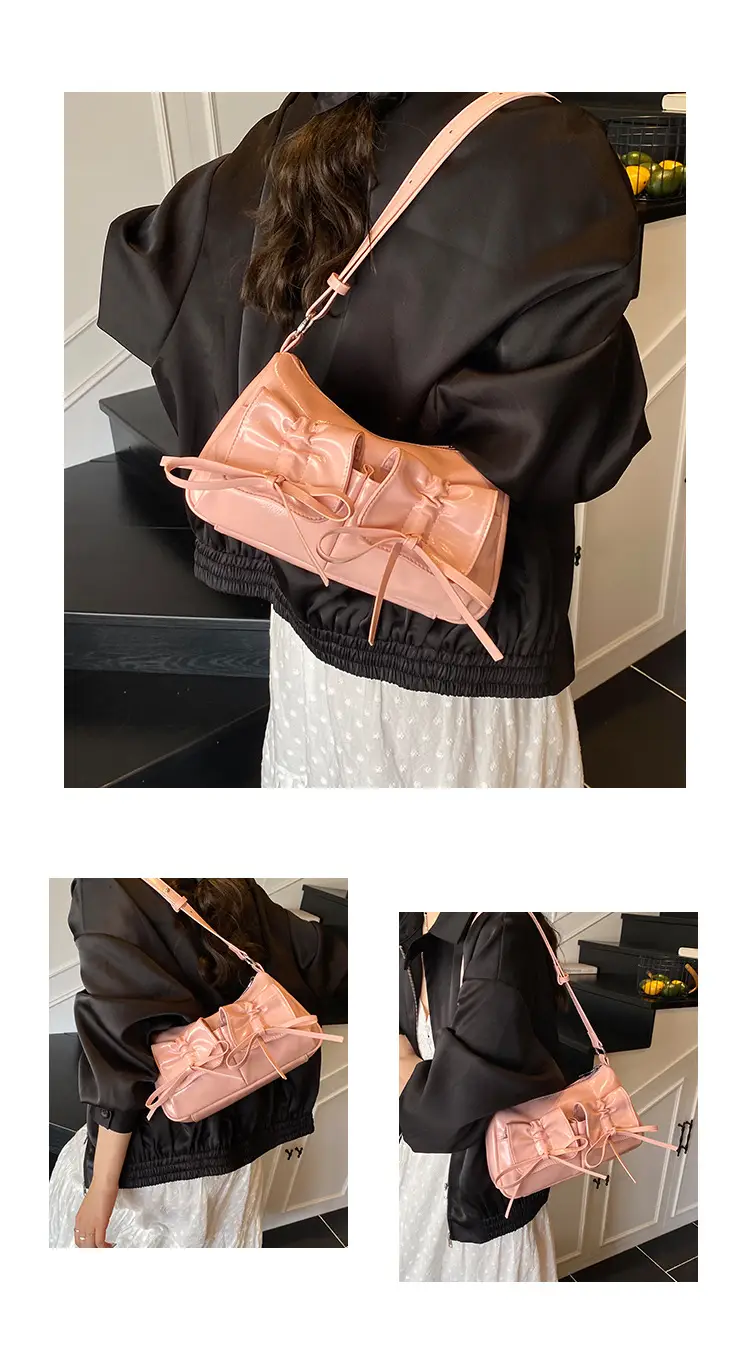 Pink Crossbody Bag for Women 2025 Multi-Pocket Shoulder Bag — feature 5