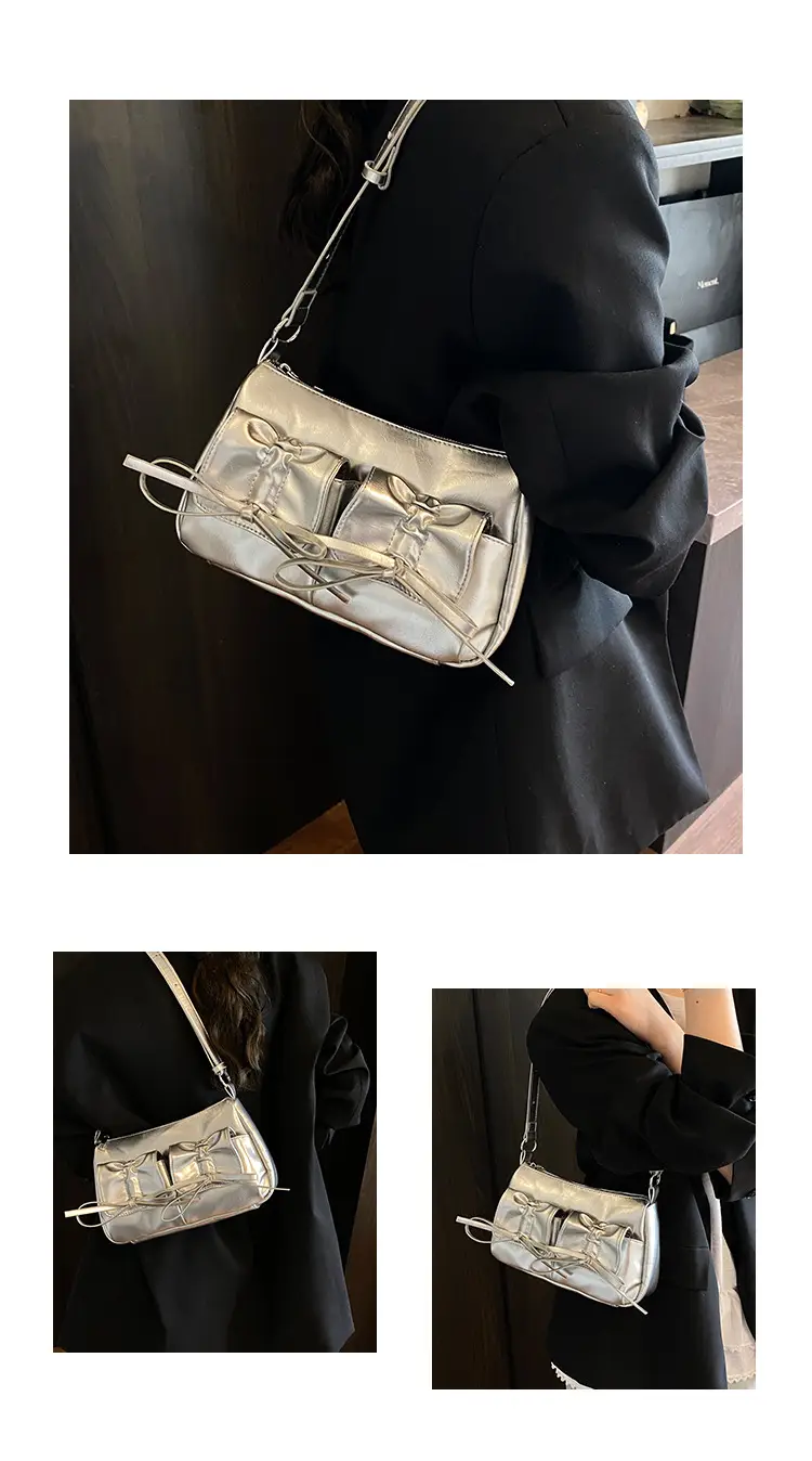 Pink Crossbody Bag for Women 2025 Multi-Pocket Shoulder Bag — feature 7
