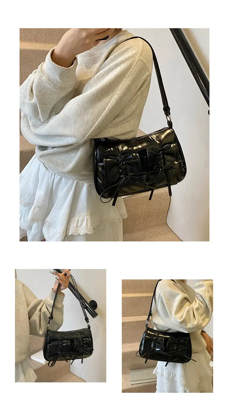 Pink Crossbody Bag for Women 2025 Multi-Pocket Shoulder Bag — feature 8
