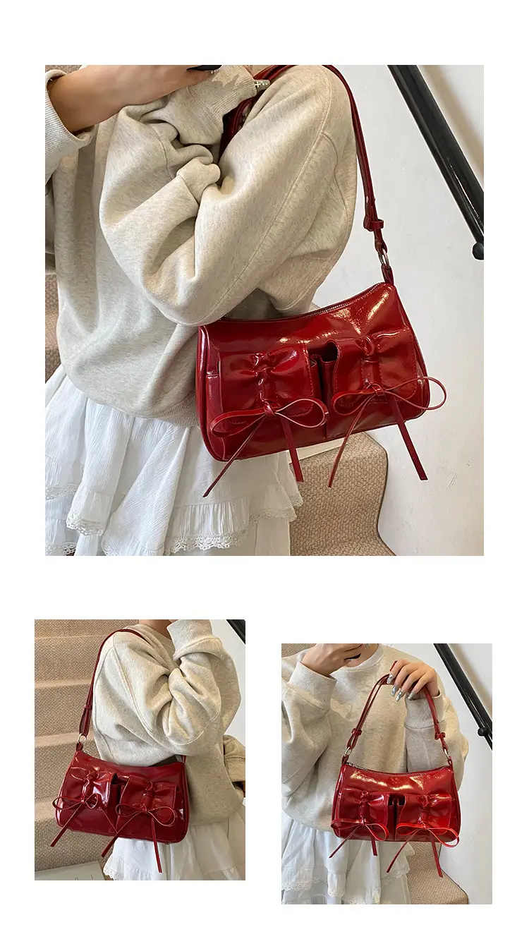 Pink Crossbody Bag for Women 2025 Multi-Pocket Shoulder Bag — feature 9