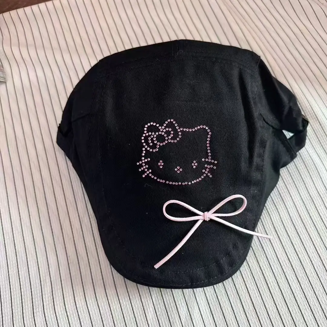 Japanese-Style Forward Cap for Women Spring Summer Face Slim