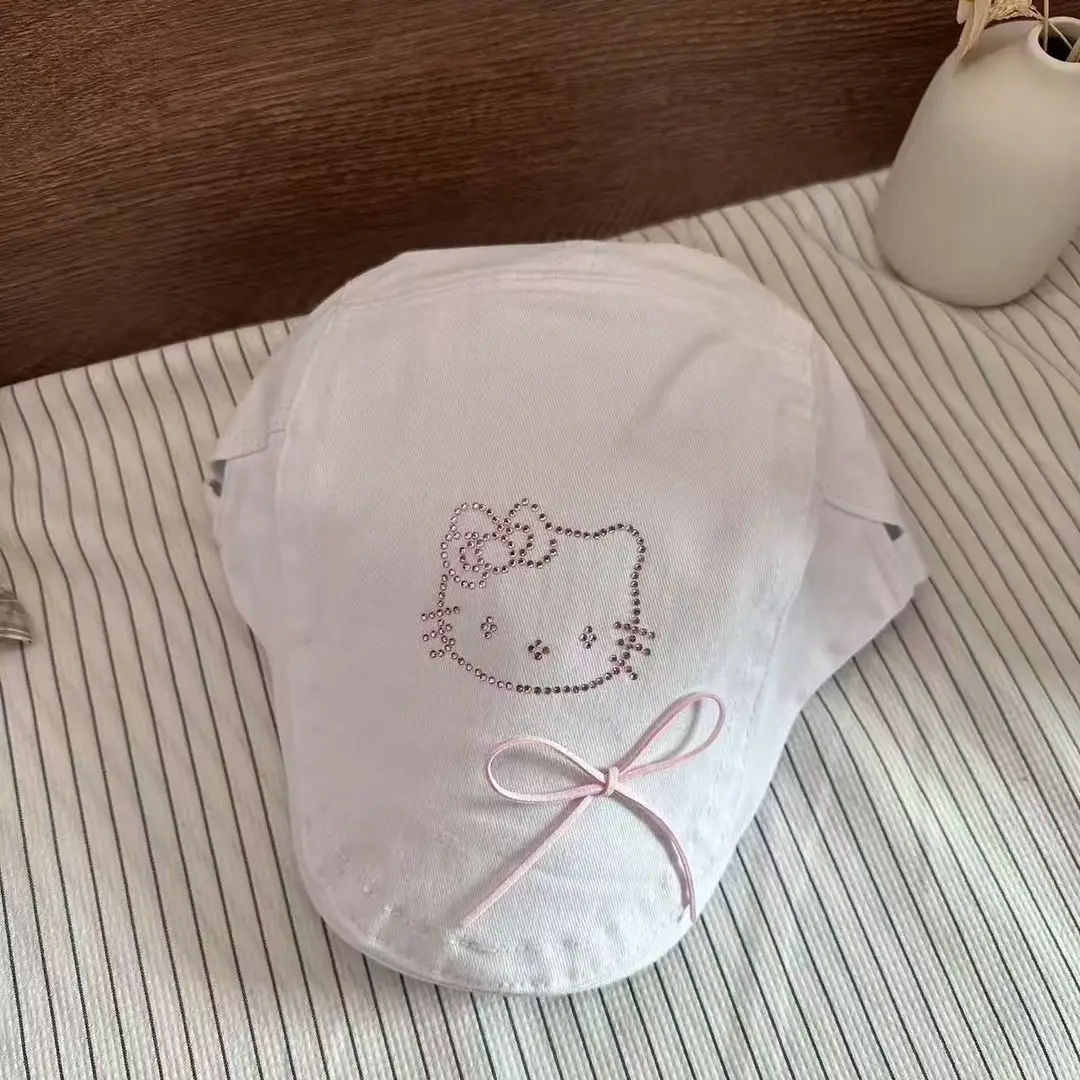 Japanese-Style Forward Cap for Women Spring Summer Face Slim