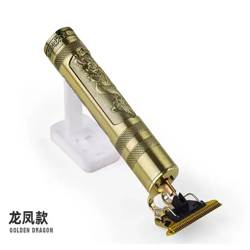 Electric Hair Clipper with Oil Head & Dragon Design - Image 9