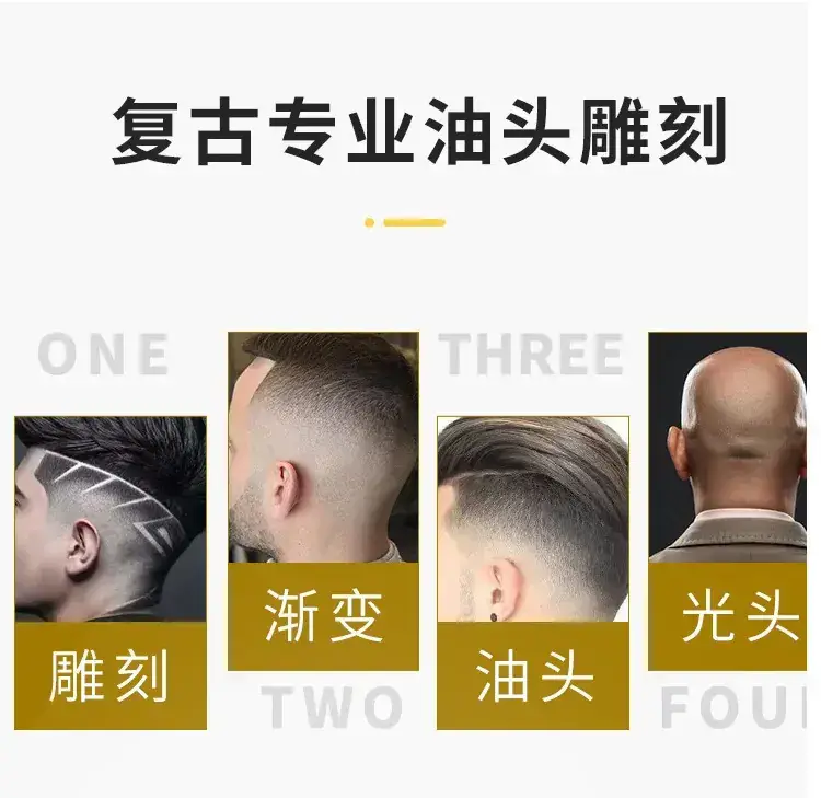 Electric Hair Clipper with Oil Head & Dragon Design — feature 2