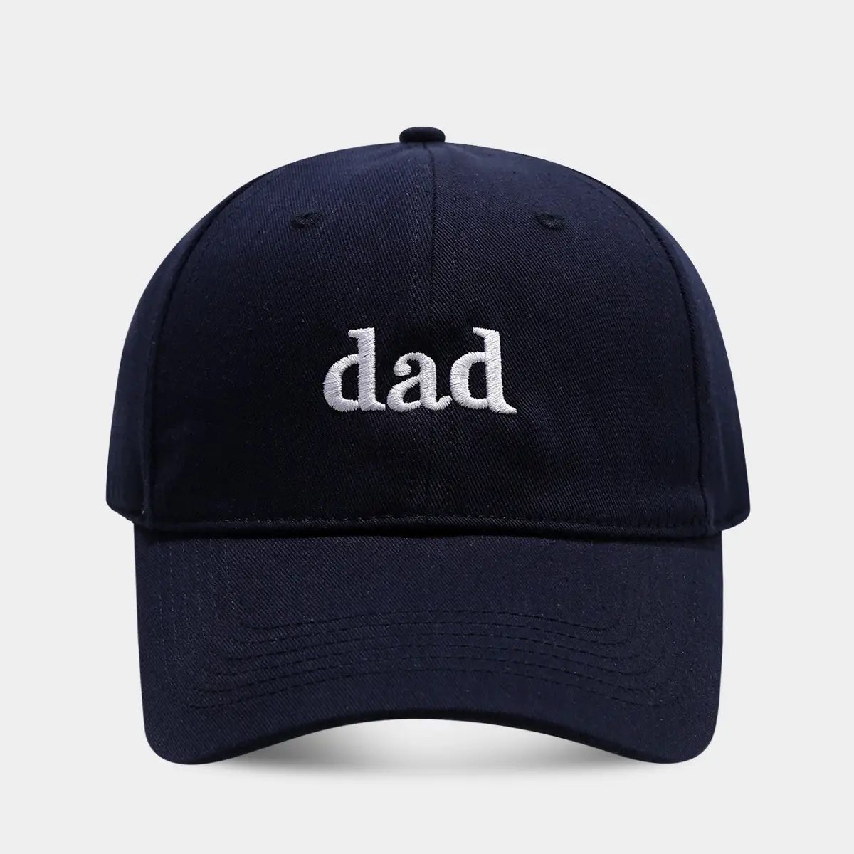 Black Embroidered Dad Baseball Cap for Men Women - Image 5