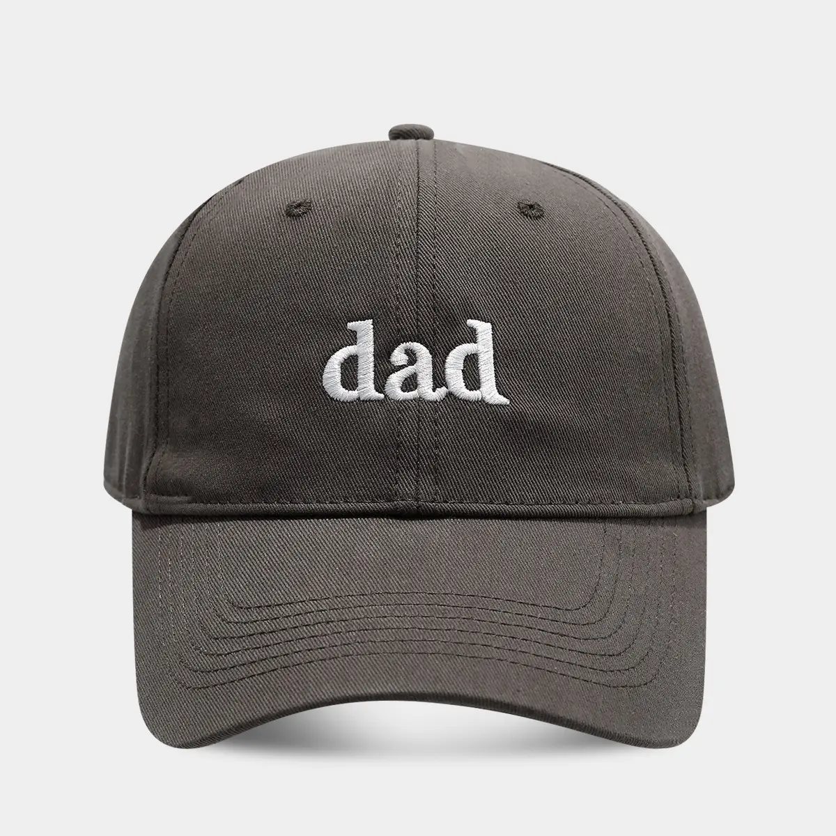 Black Embroidered Dad Baseball Cap for Men Women - Image 3