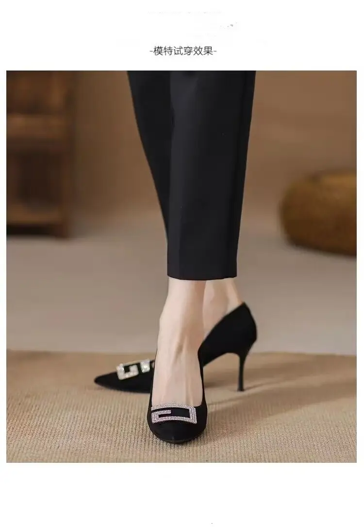 French Suede Stiletto Heels for Women 2026 â feature 2