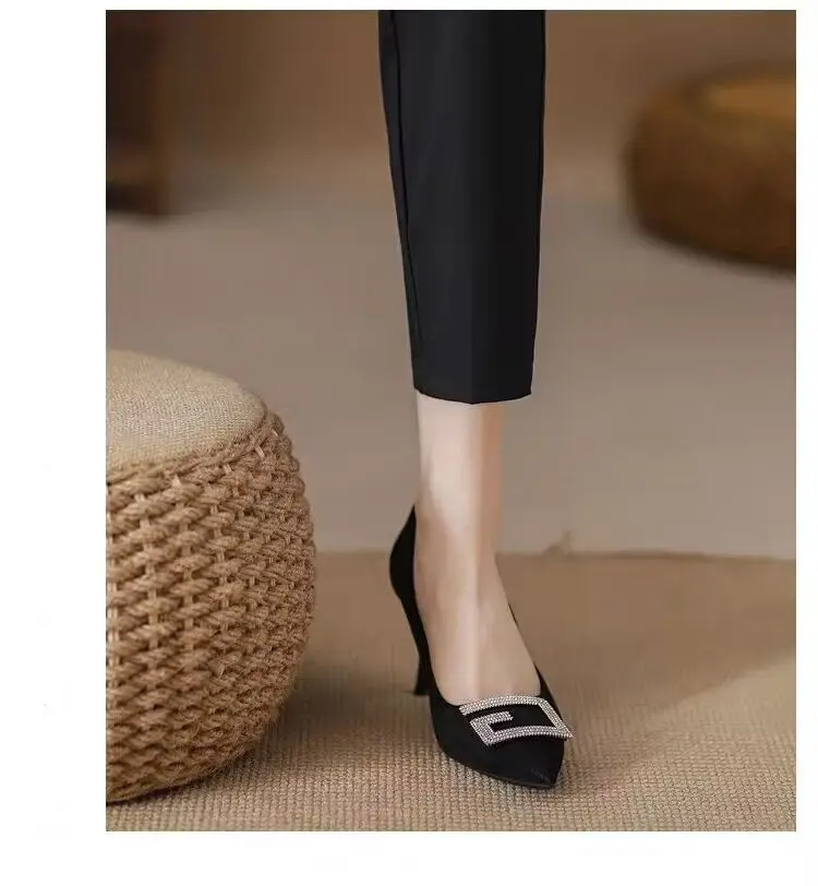 French Suede Stiletto Heels for Women 2026 â feature 4