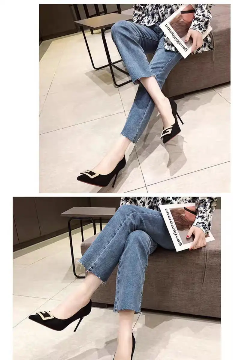 French Suede Stiletto Heels for Women 2026 â feature 7