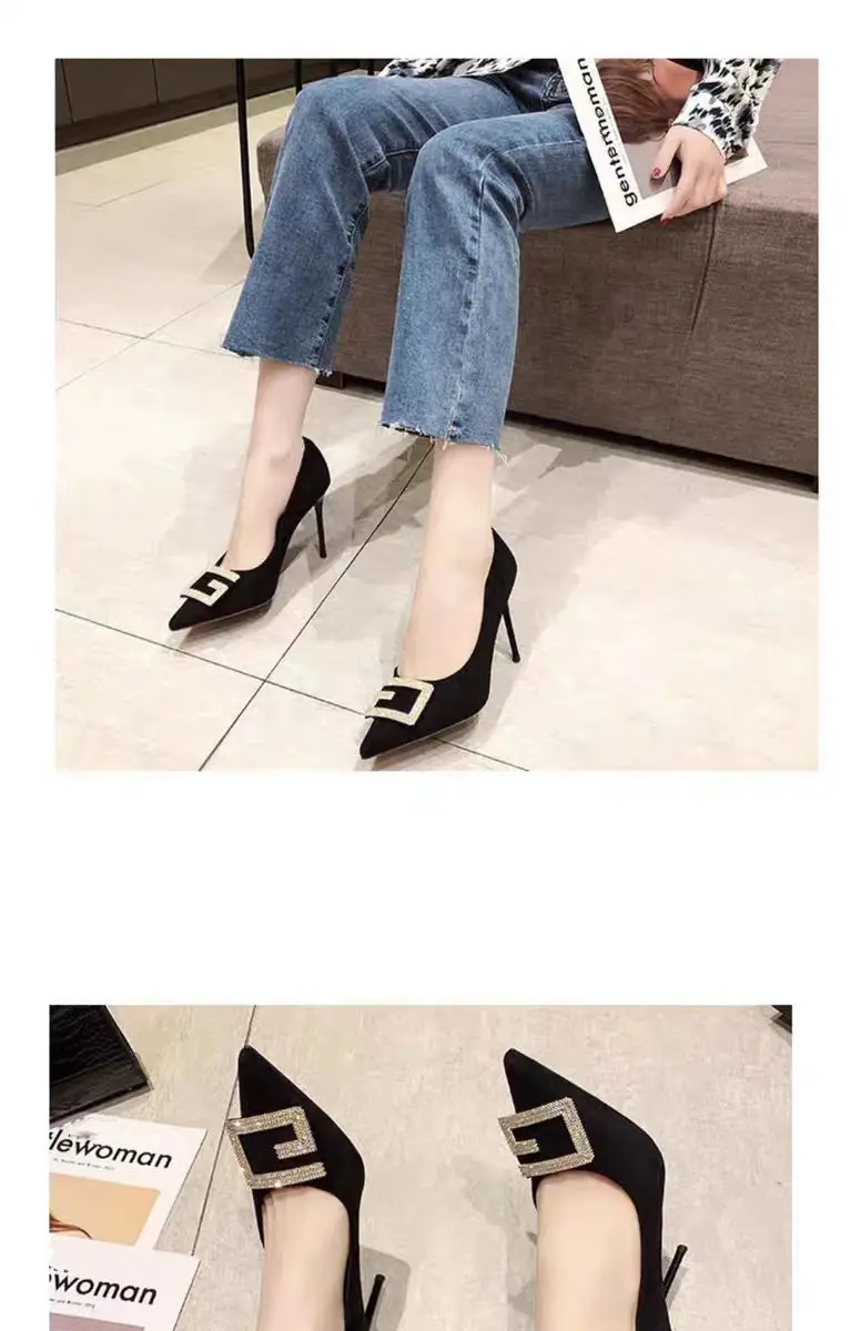 French Suede Stiletto Heels for Women 2026 â feature 8