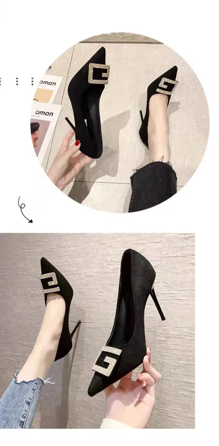 French Suede Stiletto Heels for Women 2026 â feature 9