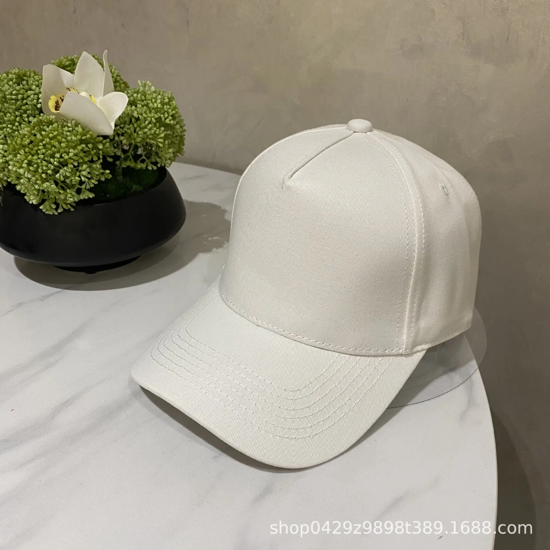 Black Hip Hop Baseball Cap for Men Women - Image 2