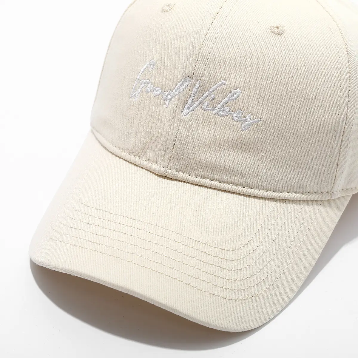 Korean Style Black Beige Letter Cap for Girls — feature 12