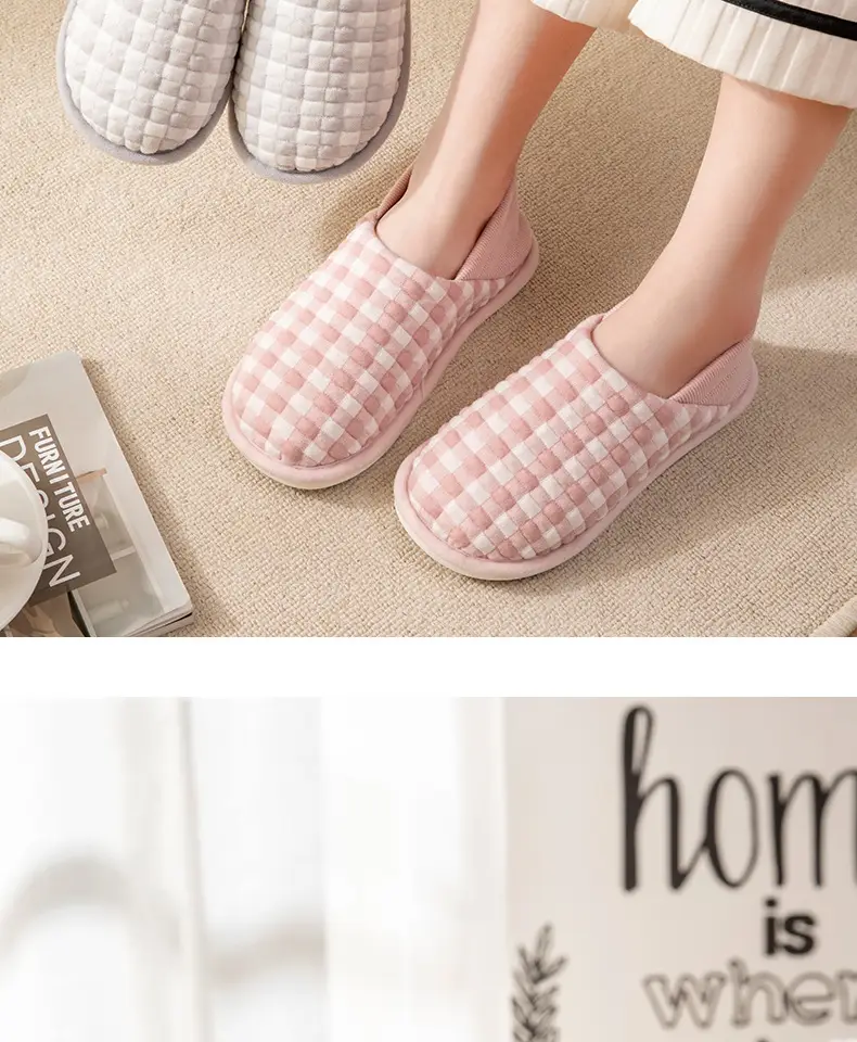 Lidani Non-Slip Confinement Shoes Spring & Fall 45-Month Bag Heel Soft-Soled Pregnant Women Postpartum Summer Thin Cotton Slippers — feature 16