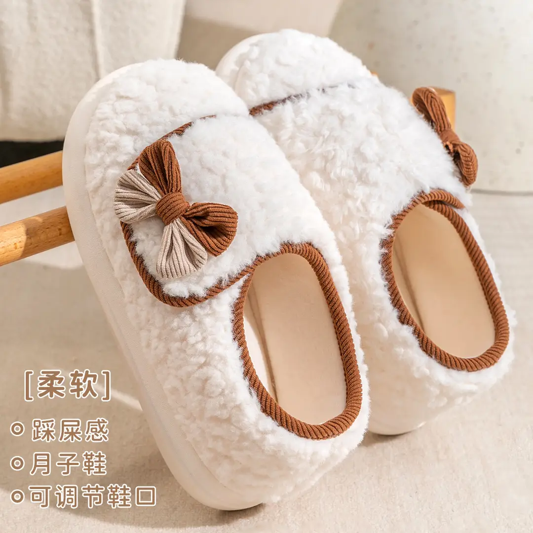 Lidani Non-Slip Confinement Shoes Spring & Fall 45-Month Bag Heel Soft-Soled Pregnant Women Postpartum Summer Thin Cotton Slippers