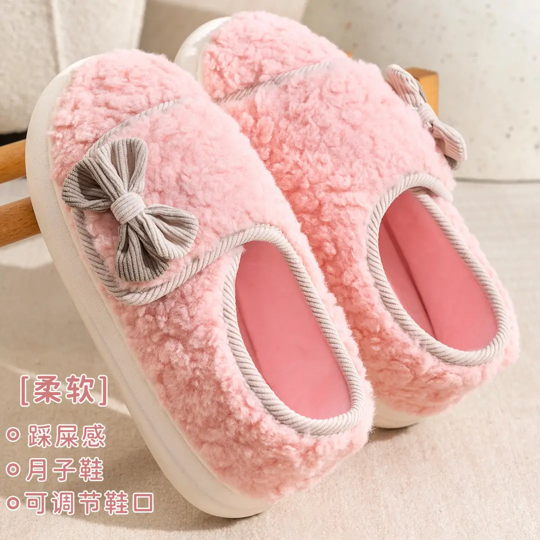 Lidani Non-Slip Confinement Shoes Spring & Fall 45-Month Bag Heel Soft-Soled Pregnant Women Postpartum Summer Thin Cotton Slippers
