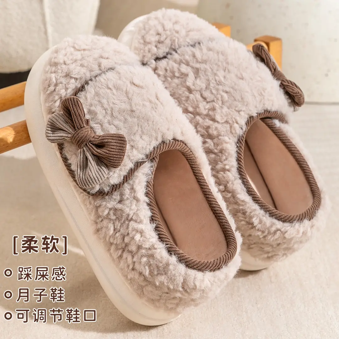 Lidani Non-Slip Confinement Shoes Spring & Fall 45-Month Bag Heel Soft-Soled Pregnant Women Postpartum Summer Thin Cotton Slippers